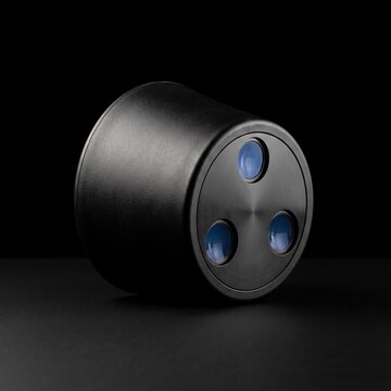 Square Photograph of Marine Acoustic Transducer Cone Head