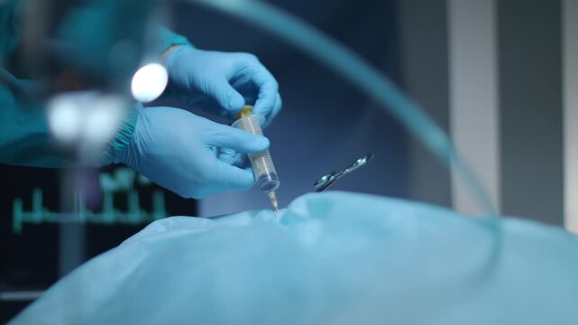 medical team in the operating room