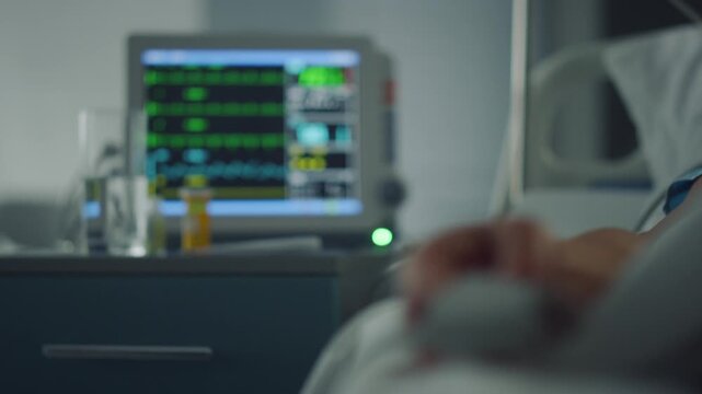 control panel in the operating room