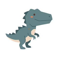 A creative paper-cut style dinosaur illustration, perfect for children's design. © Felipe