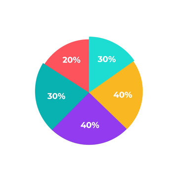 Data Visualization Pie Chart Vector