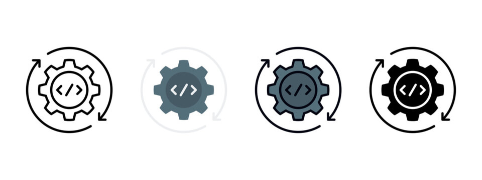 System Integration Testing Icon for Enterprise Applications and API Validation