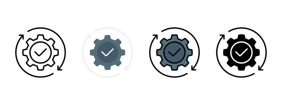Continuous Testing Pipeline Icon for CI CD Automation and Software Delivery