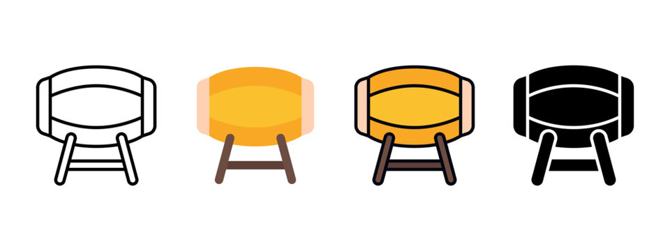 Bedug Traditional Drum Icon for Ramadan Celebration and Islamic Cultural Events