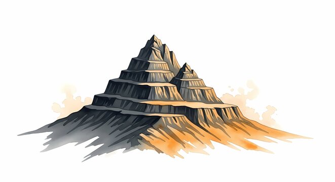 Stratified Monolith Mountain