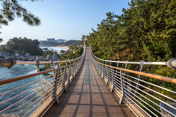 Samcheok Chuam Candlestick Rock Suspension Bridge