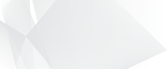 Obraz premium Abstract white 3d banner design background