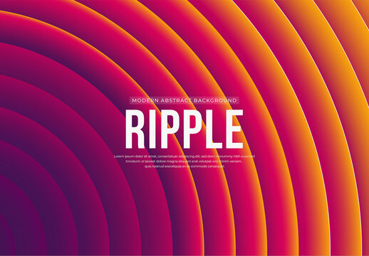 Abstract Colorful Curved Wave Background for Presentations
