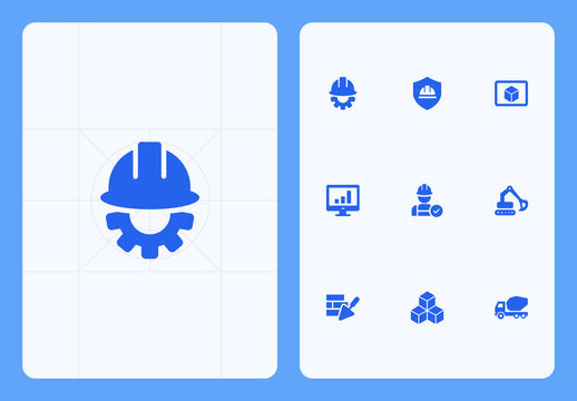 Construction and Engineering Icon Set