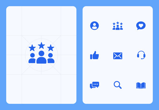Customer Experience Icon Set