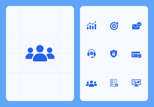Corporate Business Services Icon Set
