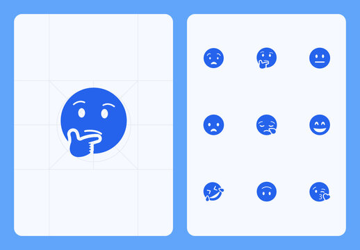 Emoji Expression Icon Set