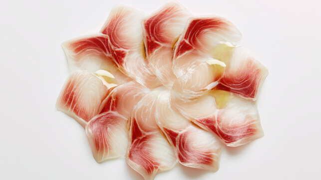 transparency in cell-cultured yellowtail kingfish crudo dish