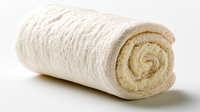 transparent meringue roll with precision fermented egg white