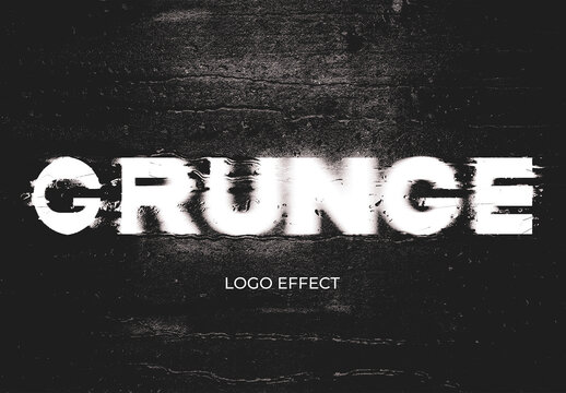 Disintegrating Grunge Text Effect