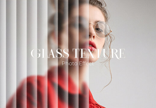 Glass Texture Photo Effect