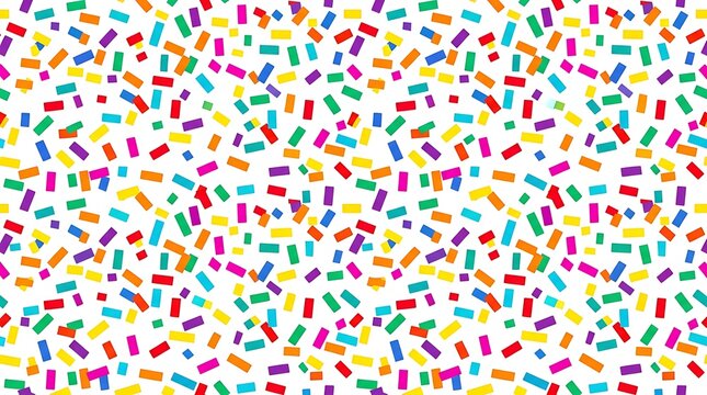 Vibrant multicolor confetti pattern background