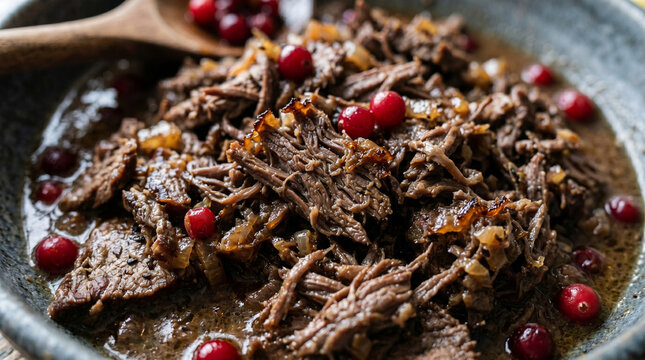 Poronk&auml;ristys, meat close up