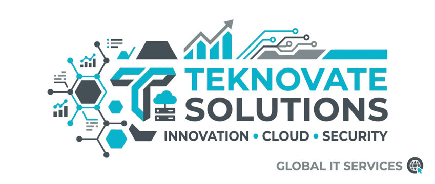 Teknovate Solutions Logo Design for Technology and IT Services