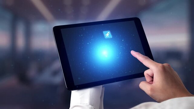 Startup launch and business growth concept, rocket symbolism, entrepreneurship, startup innovation, and early-stage success strategies for new business development and expansion. Spire
