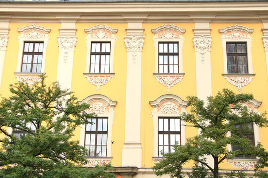 Beautiful Historical Building in Main Sqaure (Rynek Gł&oacute;wny), Krak&oacute;w, Poland