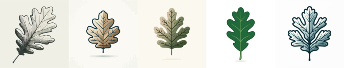 Oak Leaf Vector Illustration © Fajar