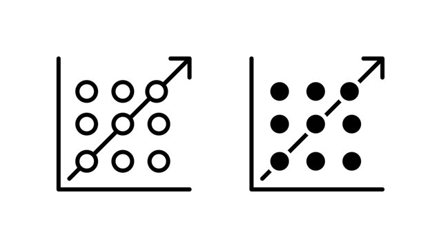 Predictive Regression Icons, Dual Style Icon Set