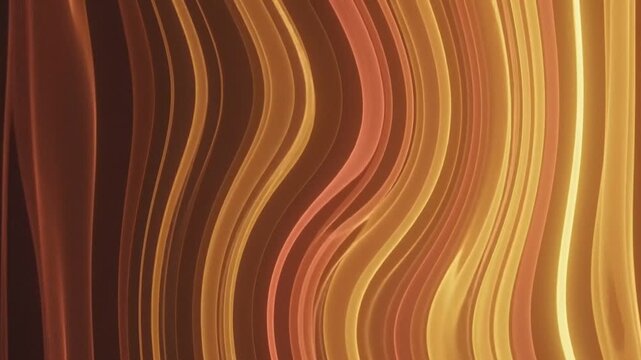 Abstract background featuring a vertical gradient of warm glowing colors with rippling parallel lines in a smooth continuous motion