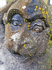 Traditional Balinese style statue in close up © Bali N Lens Service