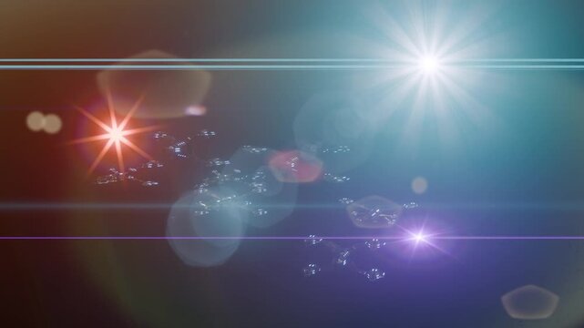 A battle between two alien races deep in space