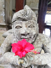 Traditional Balinese style statue in close up © Bali N Lens Service