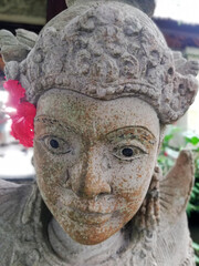 Traditional Balinese style statue in close up © Bali N Lens Service