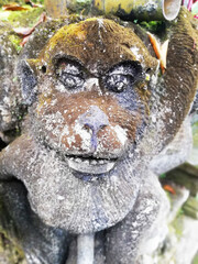 Traditional Balinese style statue in close up © Bali N Lens Service