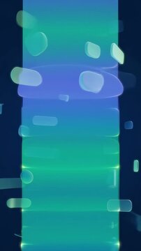Abstract fluid motion blue green wave background digital art smooth flowing liquid texture gradient wallpaper modern design