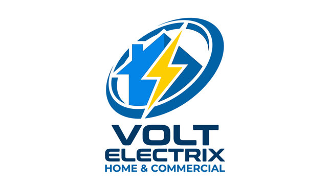 Volt Electrix home and commercial logo.