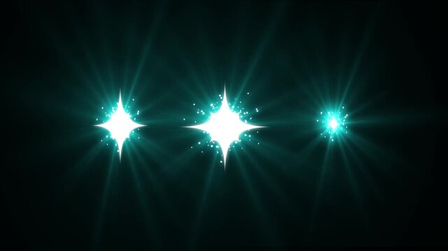 4k sparkling star twinkle glitter white cartoon doodle animation on black screen, magic sparkles, single star glitter, sparkling shine effect, flat vector blinking shining light twinkling effect