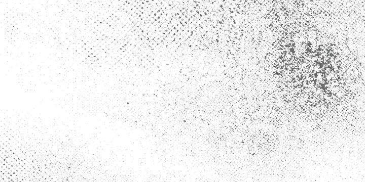 Abstract white grunge texture background with distressed halftone print noise and vintage grainy paper pattern