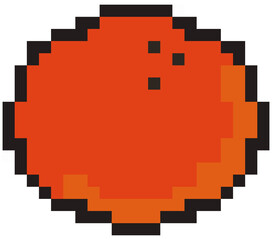 Fototapeta premium pixel art, 8-bit, retro gaming, arcade asset sports icon set ball basketball tennis volleyball billiard baseball golf bowling