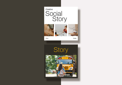 Social Story Mockup