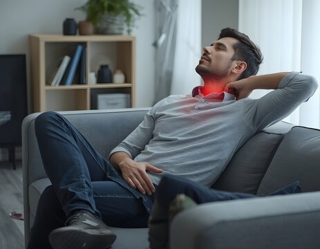 man neck pain