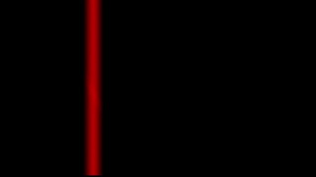 Abstract Soft glow horizontal red highlight animation moving from right to left light sweep moving on black background. 4k video