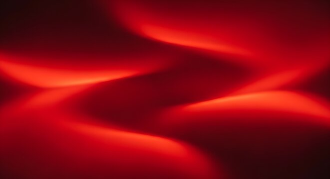 Vibrant red abstract light background with gradient waves