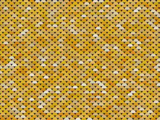 Decorative Semicircle Scale Pattern Trendy Fashion Texture © iushakovsky