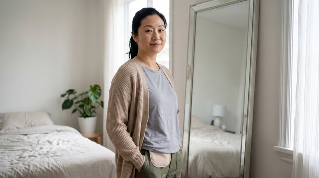 Asian Woman With Ostomy Bag Celebrates Disability Pride Month