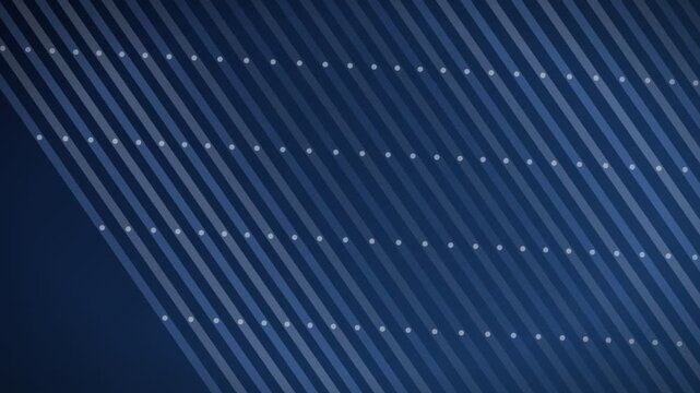 Parang Batik Inspired Nusantara Pattern Motion Background Loop 4K - Indigo Night