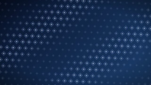 Sidomukti Batik Inspired Nusantara Pattern Motion Background Loop 4K - Indigo Night