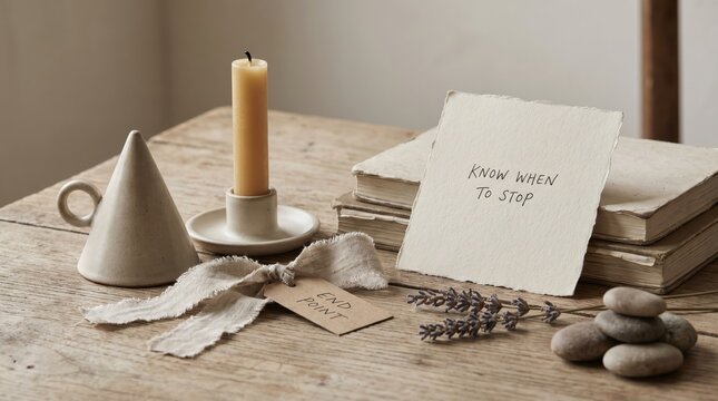 Cozy Candle and Journal Setup for International Self Care Day