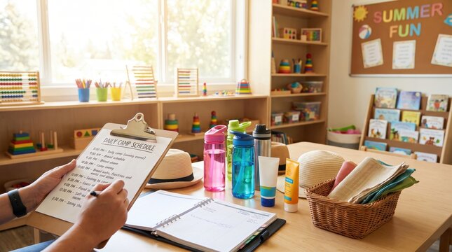 Summer Childcare, Camps & Activity Schedules Planning