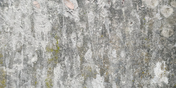 Close up of a gray concrete wall with patches of moss and discoloration abstract texture outdoor texture concrete discoloration background weathered abstract close up substance natural patte