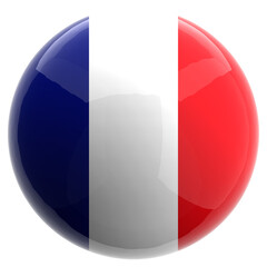 France flag 3d sphere © Cycloid